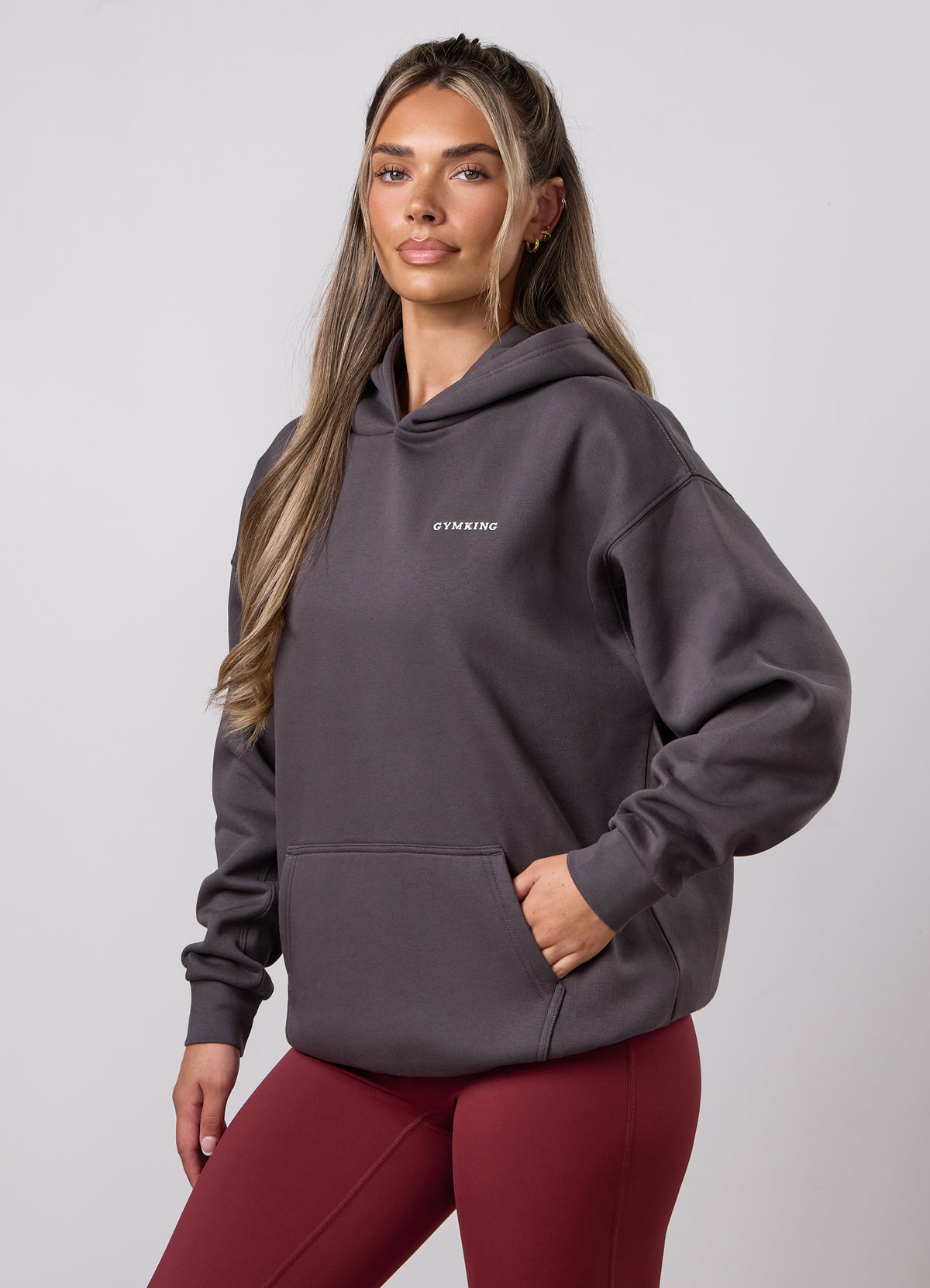Gym King 365 Relaxed Fit Hoodie - Asphalt