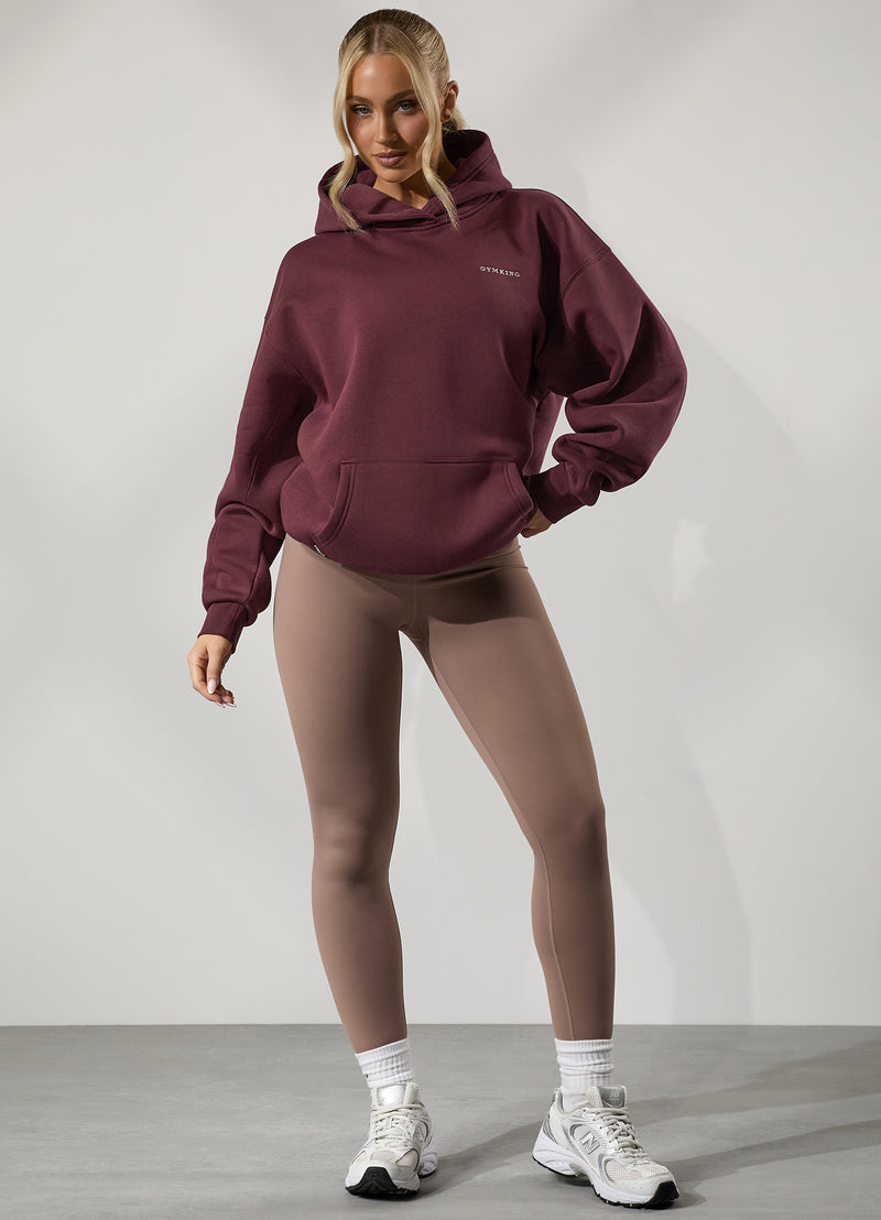 Gym King 365 Relaxed Fit Hood - Burgundy