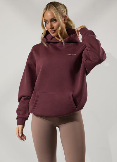 Gym King 365 Relaxed Fit Hood - Burgundy