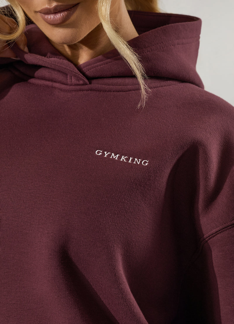 Gym King 365 Relaxed Fit Hood - Burgundy