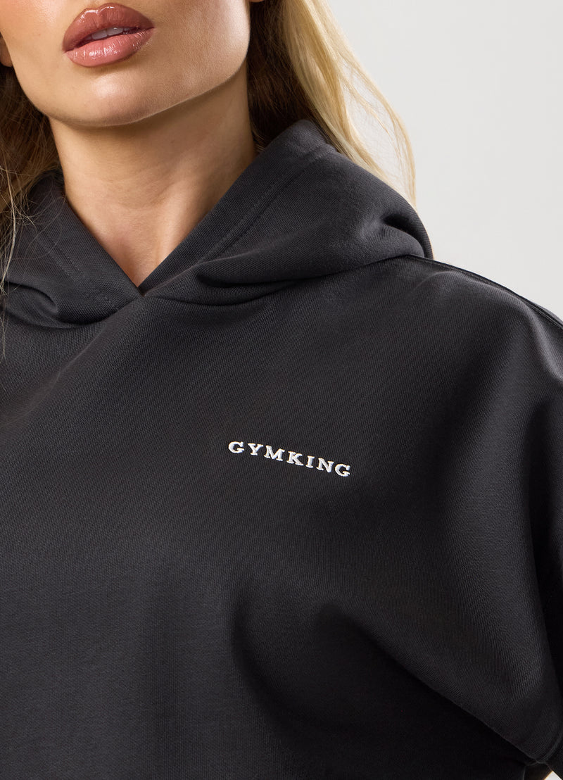 Gym King 365 Relaxed Fit Hood - Dark Pewter