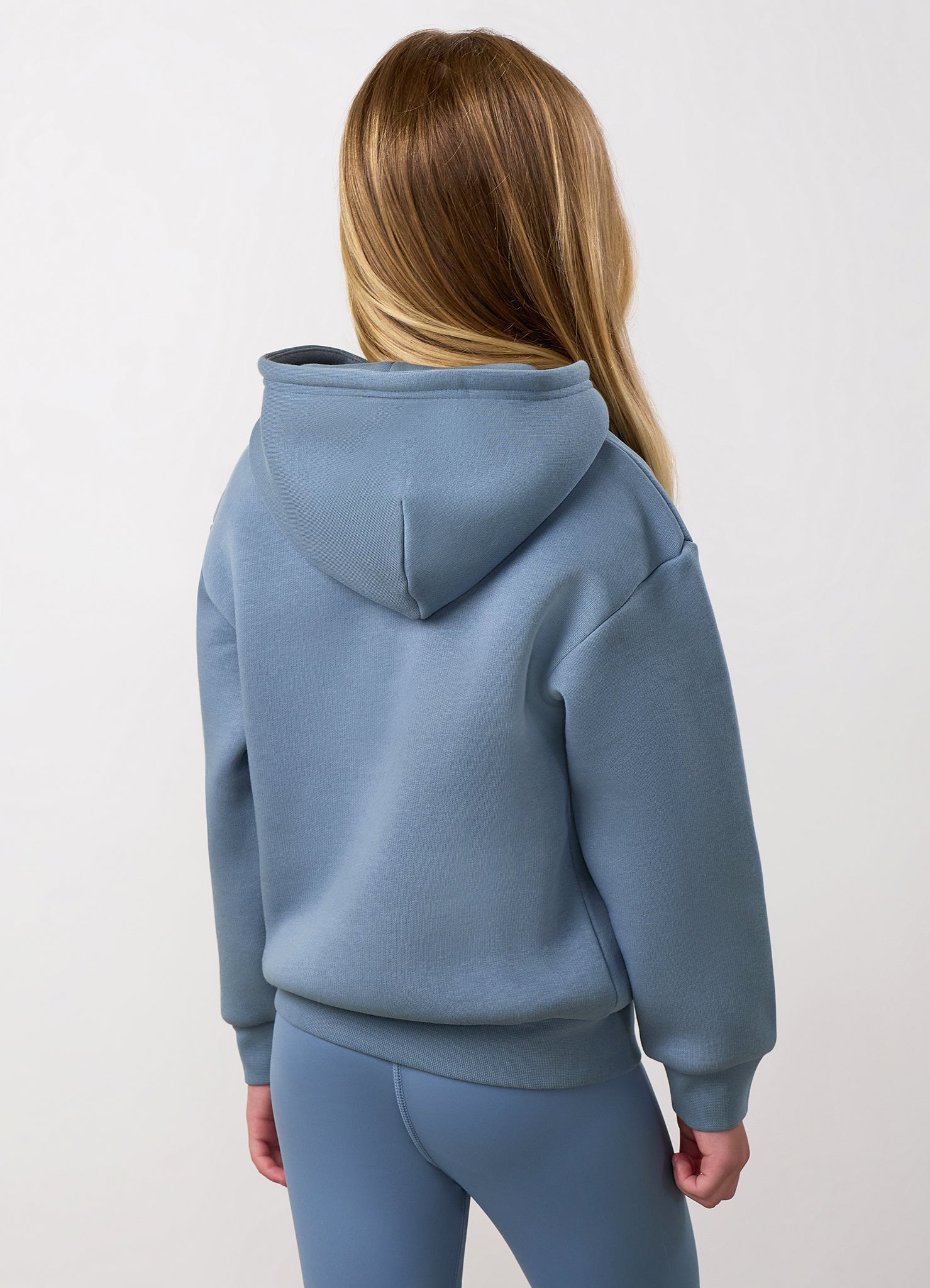 Gym King Junior 365 Relaxed Fit Hoodie - Faded Indigo