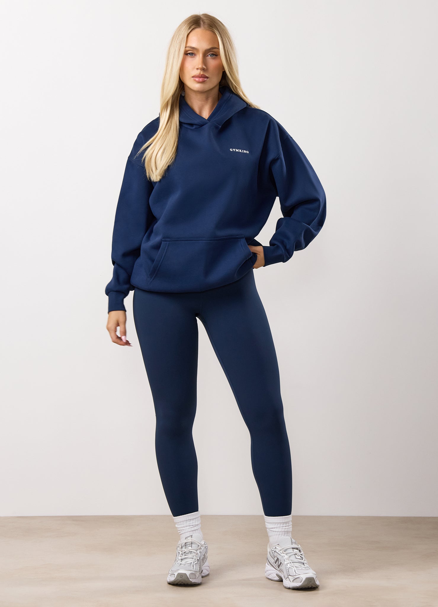 Gym King 365 Relaxed Fit Hood - Rich Blue