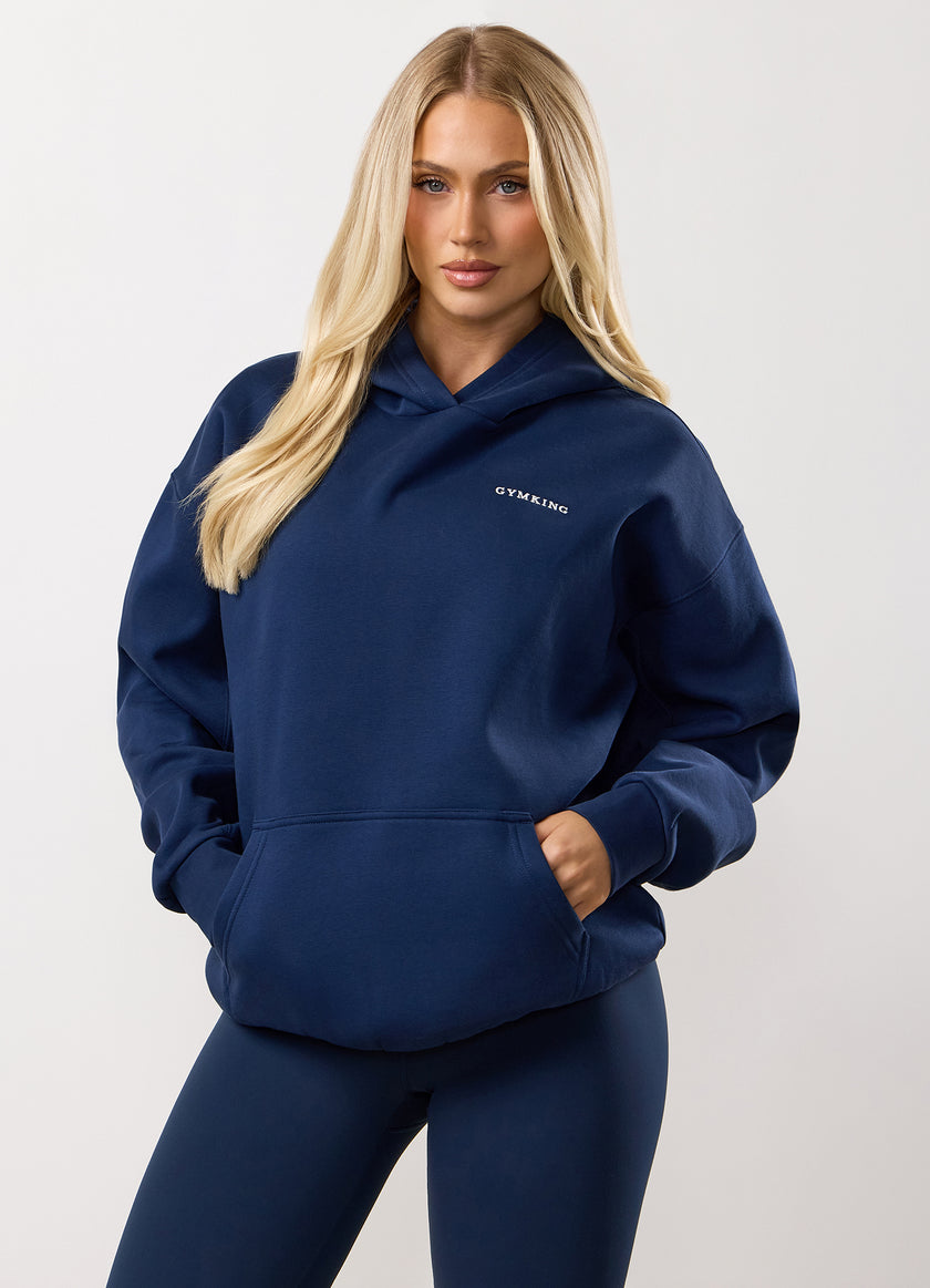 Gym King 365 Relaxed Fit Hood - Rich Blue