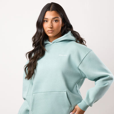 Gym King 365 Relaxed Fit Hood - Green Mist