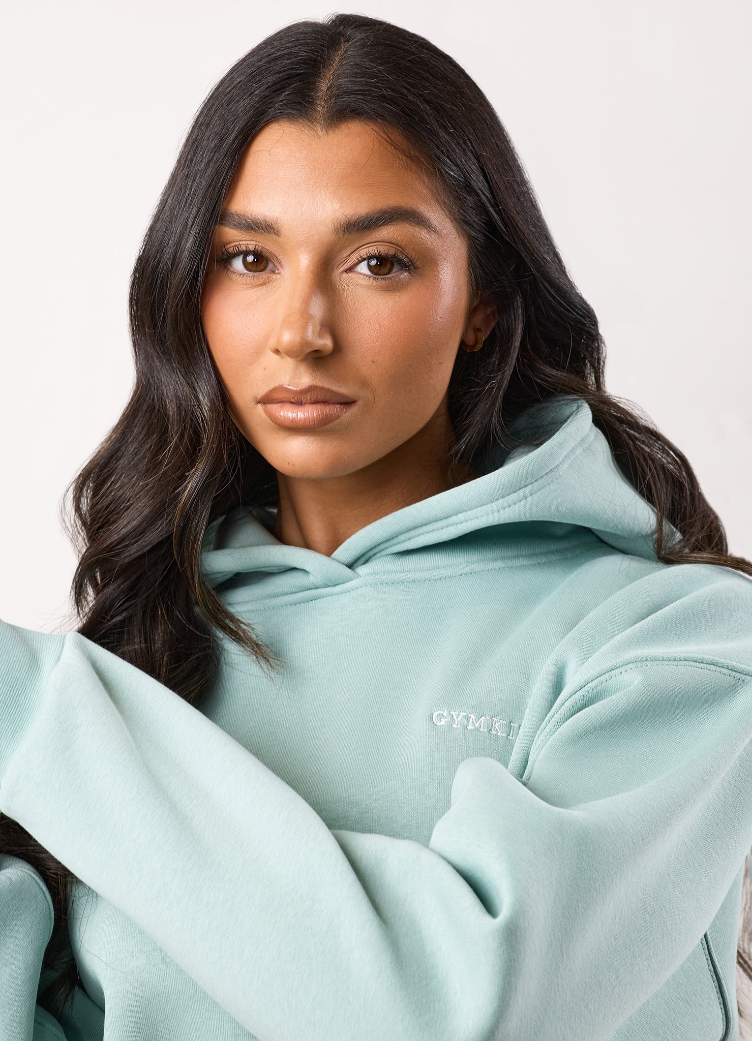 Gym King 365 Relaxed Fit Hood Tracksuit - Green Mist