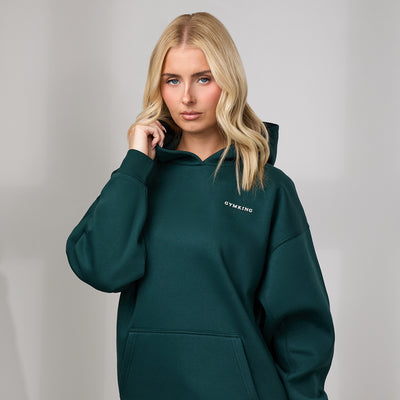 Gym King 365 Relaxed Hoodie - Deep Forest Green