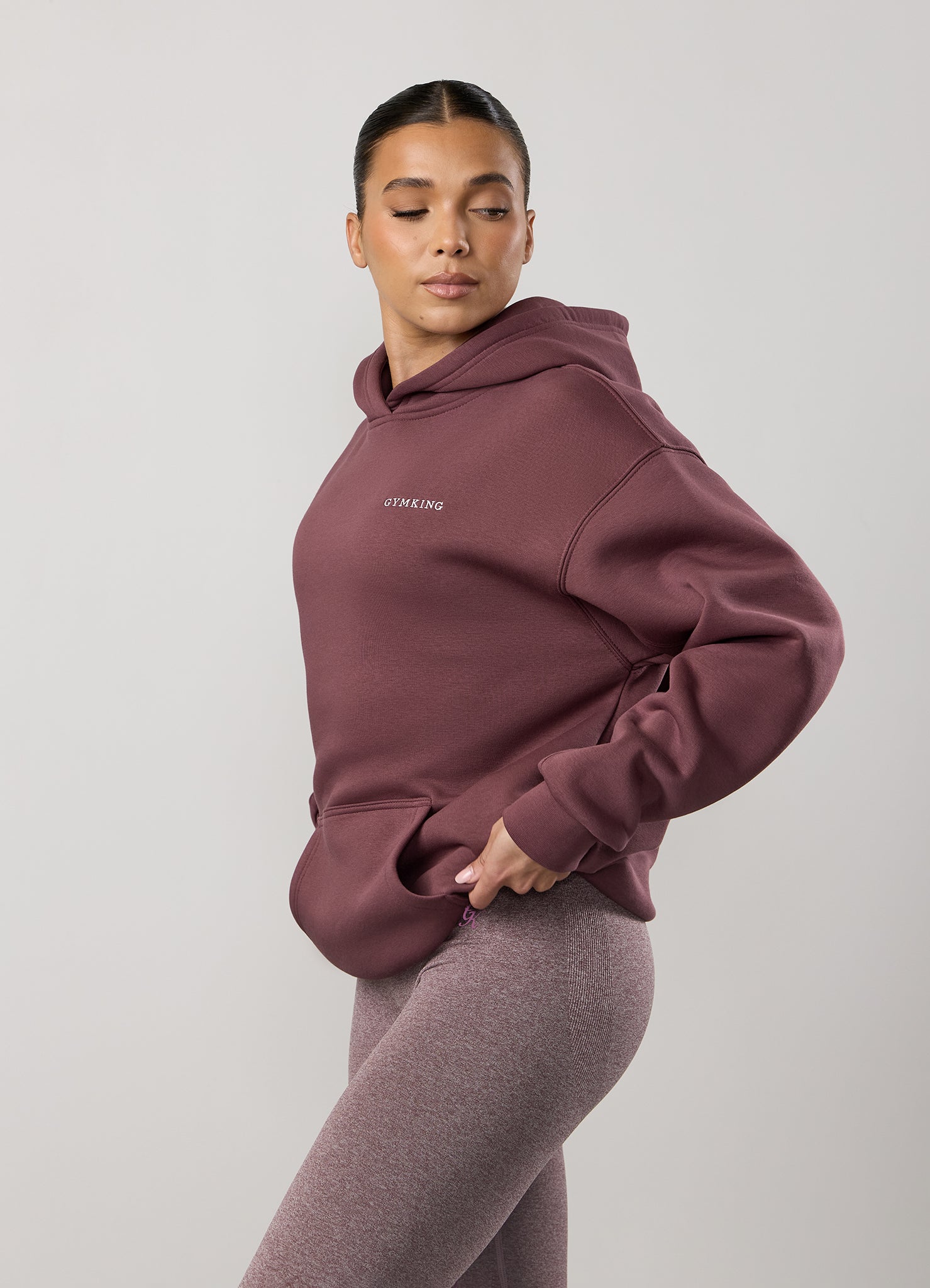 Gym King 365 Relaxed Fit Hood - Grape