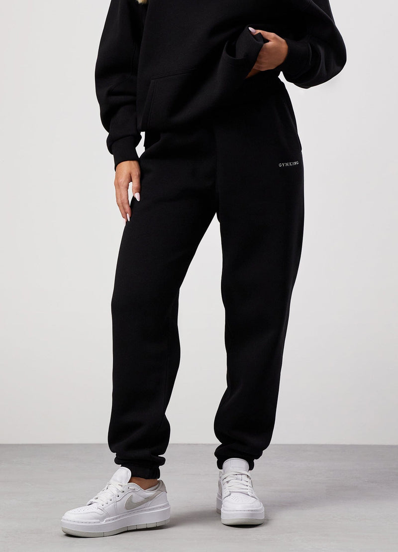Gym King 365 Relaxed Fit Hood Tracksuit - Black