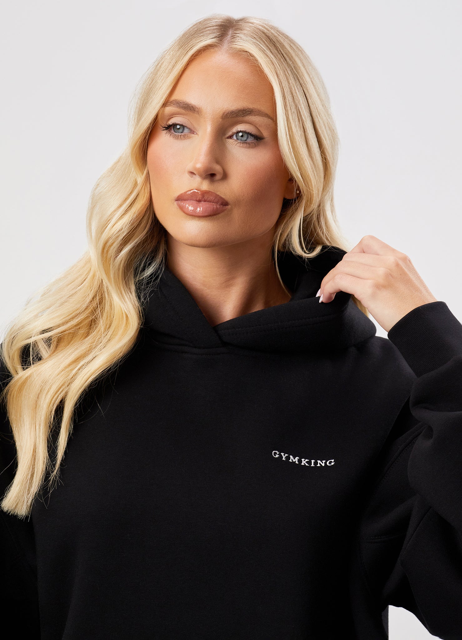 Gym King 365 Relaxed Fit Hood Tracksuit - Black