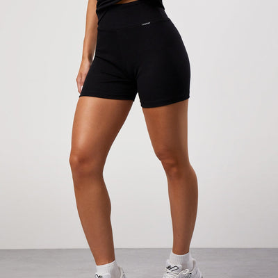 Gym King 365 Rib Cycle Short - Black