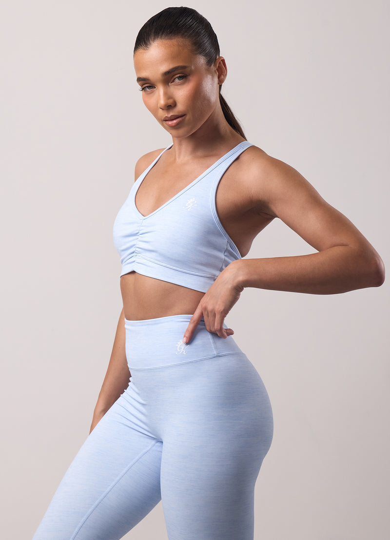 Gym King 365 Scrunch Bra - Hydrangea Blue Grindle