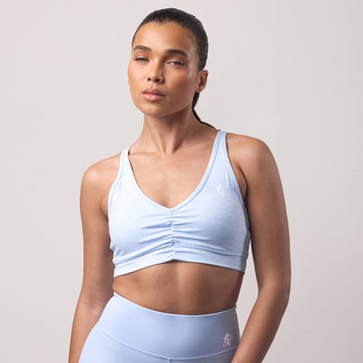 Gym King 365 Scrunch Bra - Hydrangea Blue Grindle