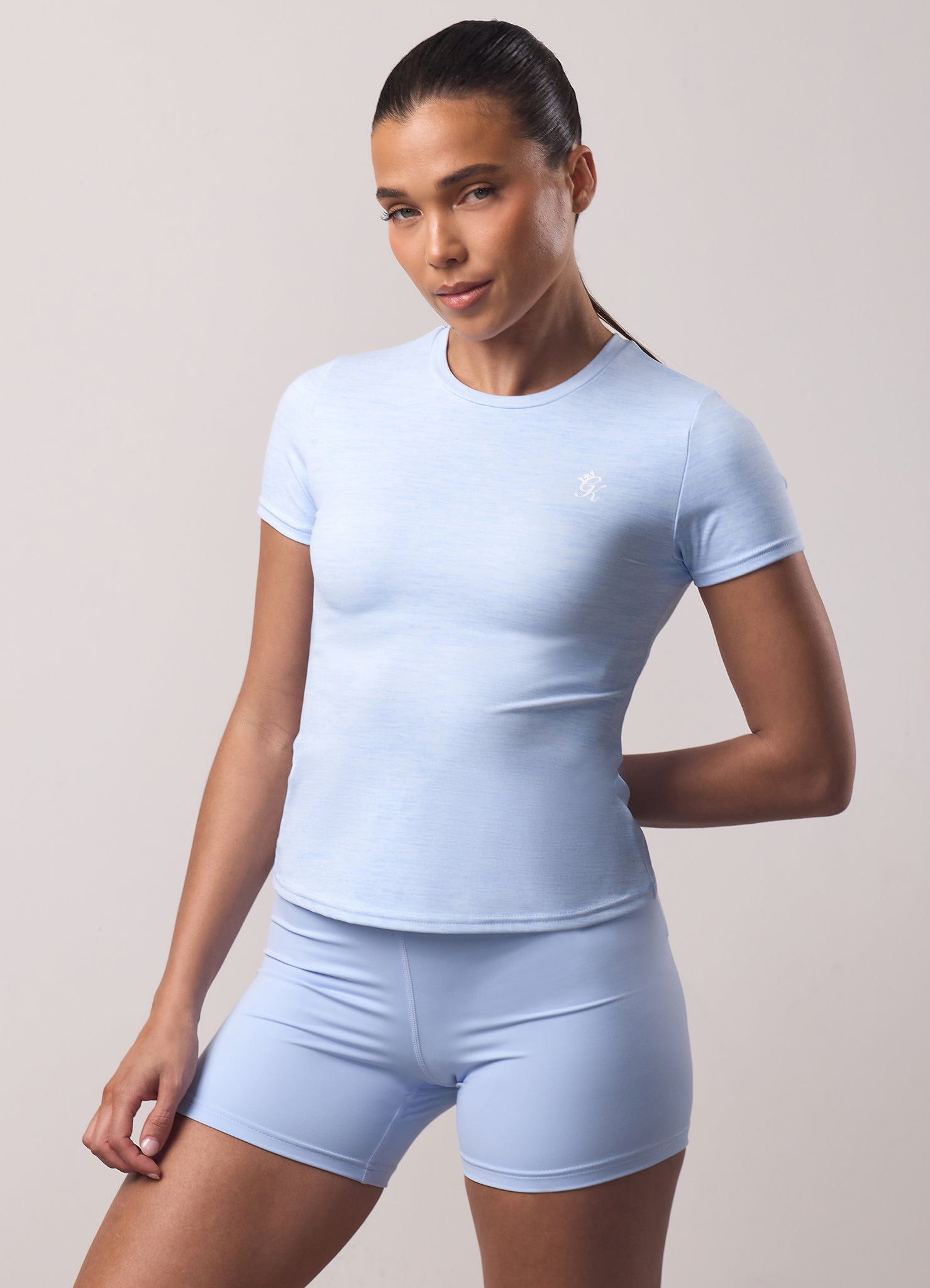 Gym King 365 Short Sleeve Tee - Hydrangea Blue Grindle