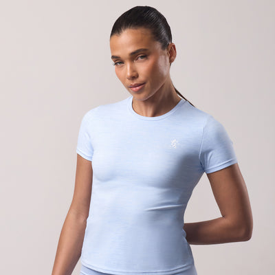 Gym King 365 Short Sleeve Tee - Hydrangea Blue Grindle