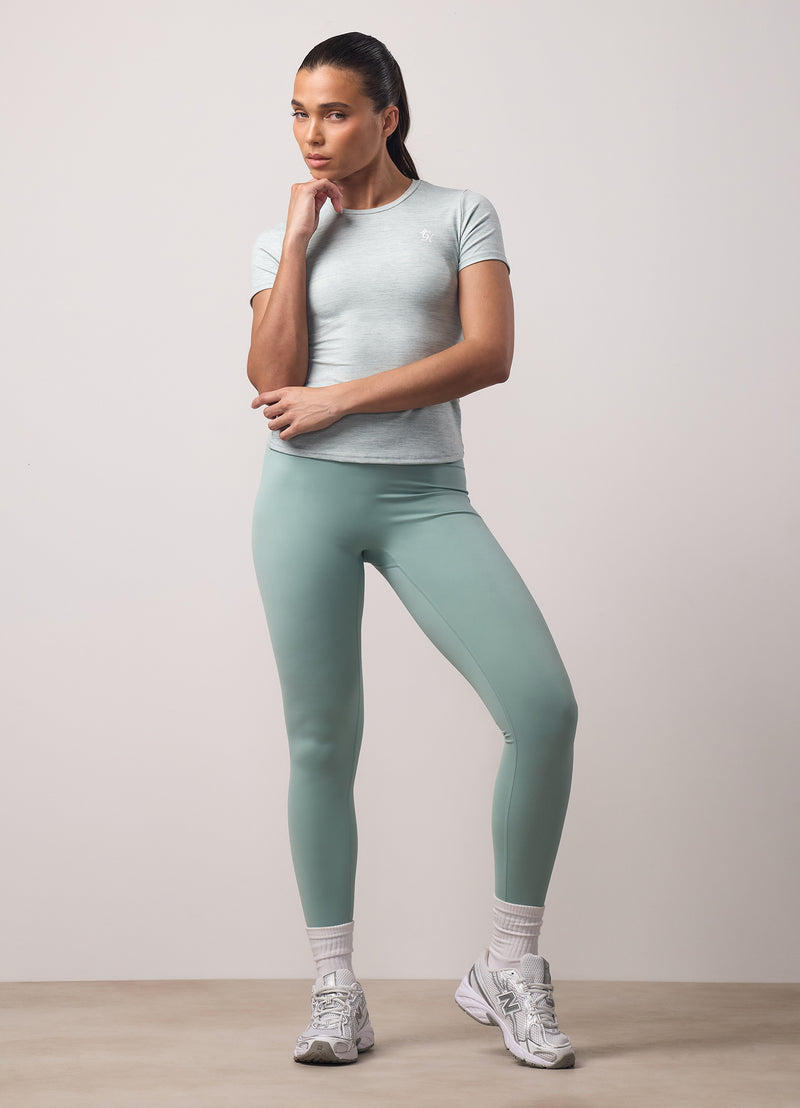 Gym King 365 Scrunch Legging - Green Mist