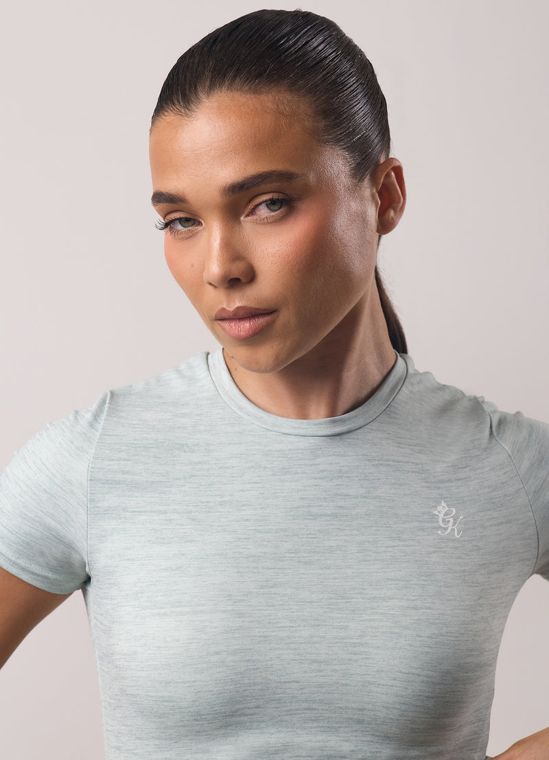 Gym King 365 Short Sleeve Tee - Green Mist Grindle