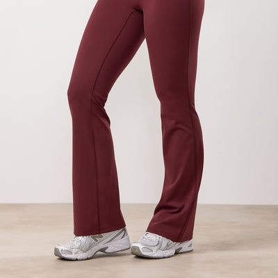 Gym King 365 Flared Yoga Legging Petite - Burgundy