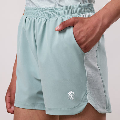 Gym King Kids 365 Grindle Short - Green Mist/Green Mist Grindle