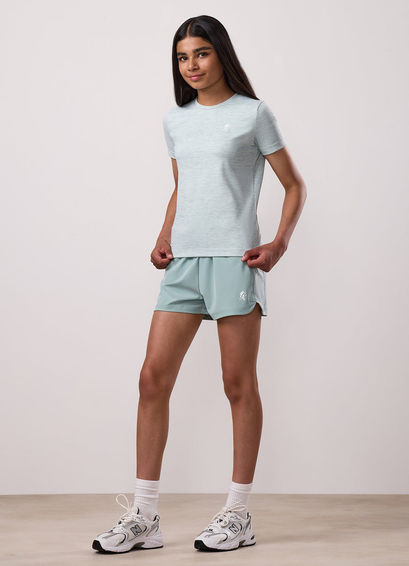 Gym King Kids 365 Grindle Short - Green Mist/Green Mist Grindle