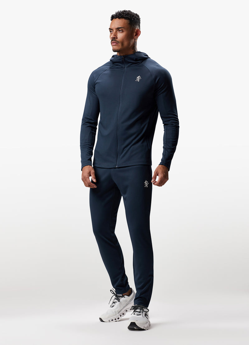 Gym King 365 Lightweight Training FZ Tracksuit - Storm Blue