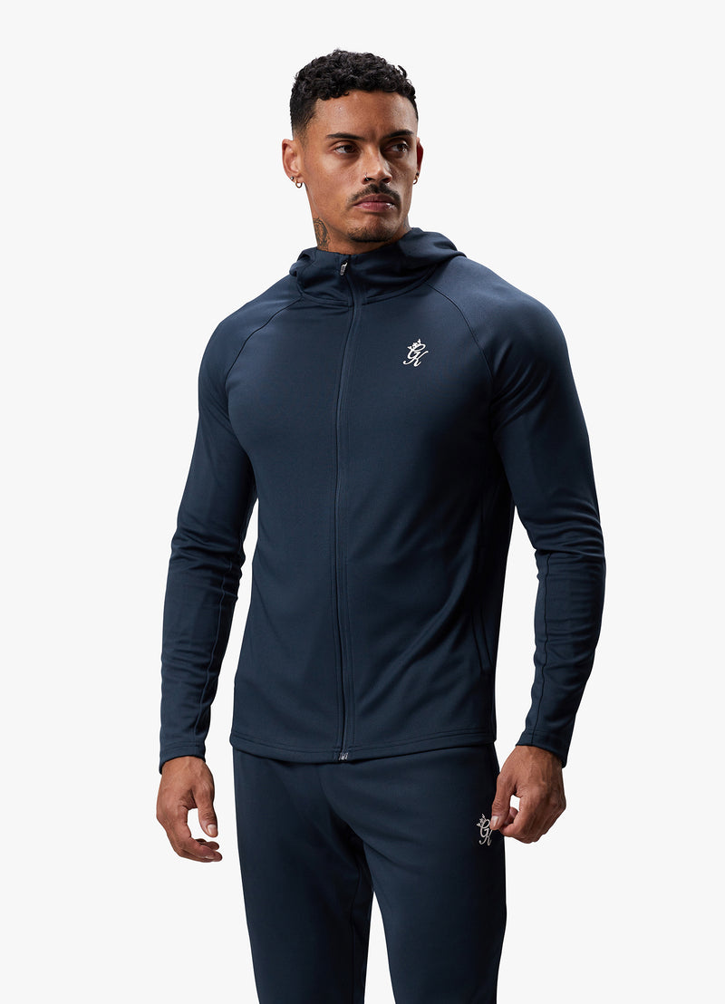 Gym King 365 Lightweight Training FZ Tracksuit - Storm Blue