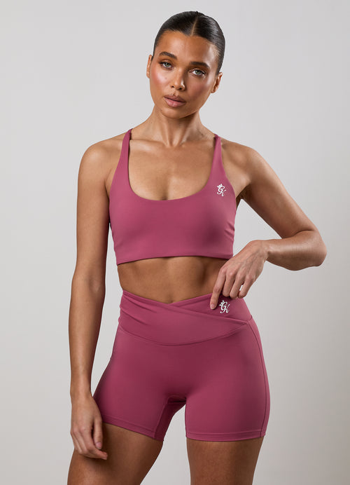 Gym King 365 Twist Back Bra - Berry