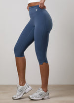 Gym King 365 Capri Legging - Slate Blue thumbnail