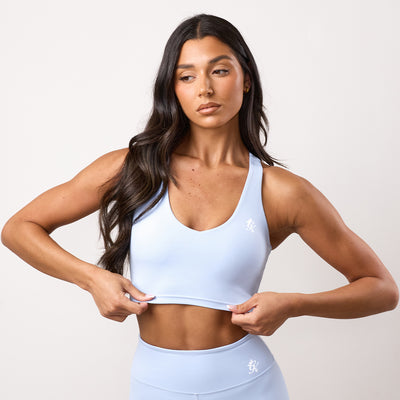 Gym King 365 V-Neck Tank - Hydrangea Blue