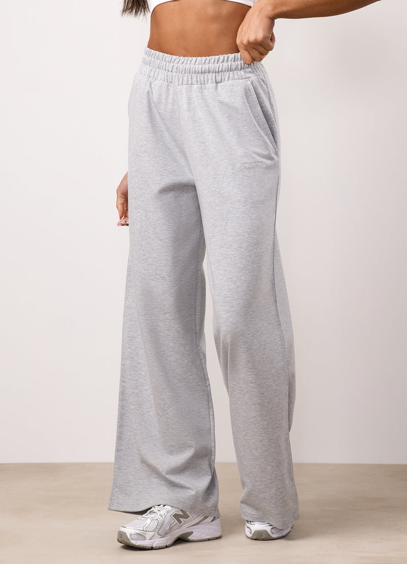 Gym King 365 Straight Leg Jogger - Light Grey Marl