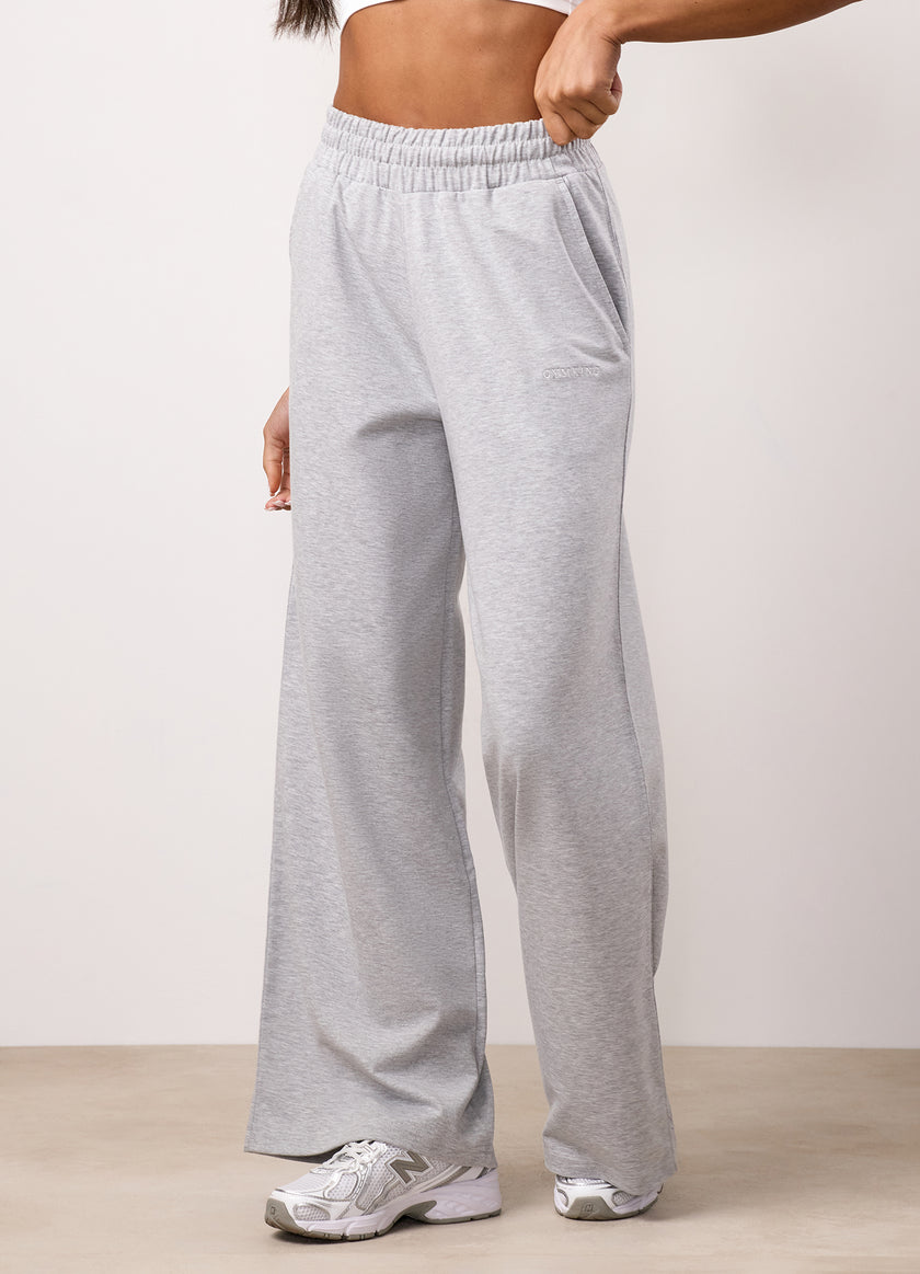 Gym King 365 Straight Leg Jogger - Light Grey Marl