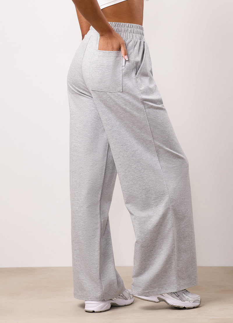 Gym King 365 Straight Leg Jogger - Light Grey Marl