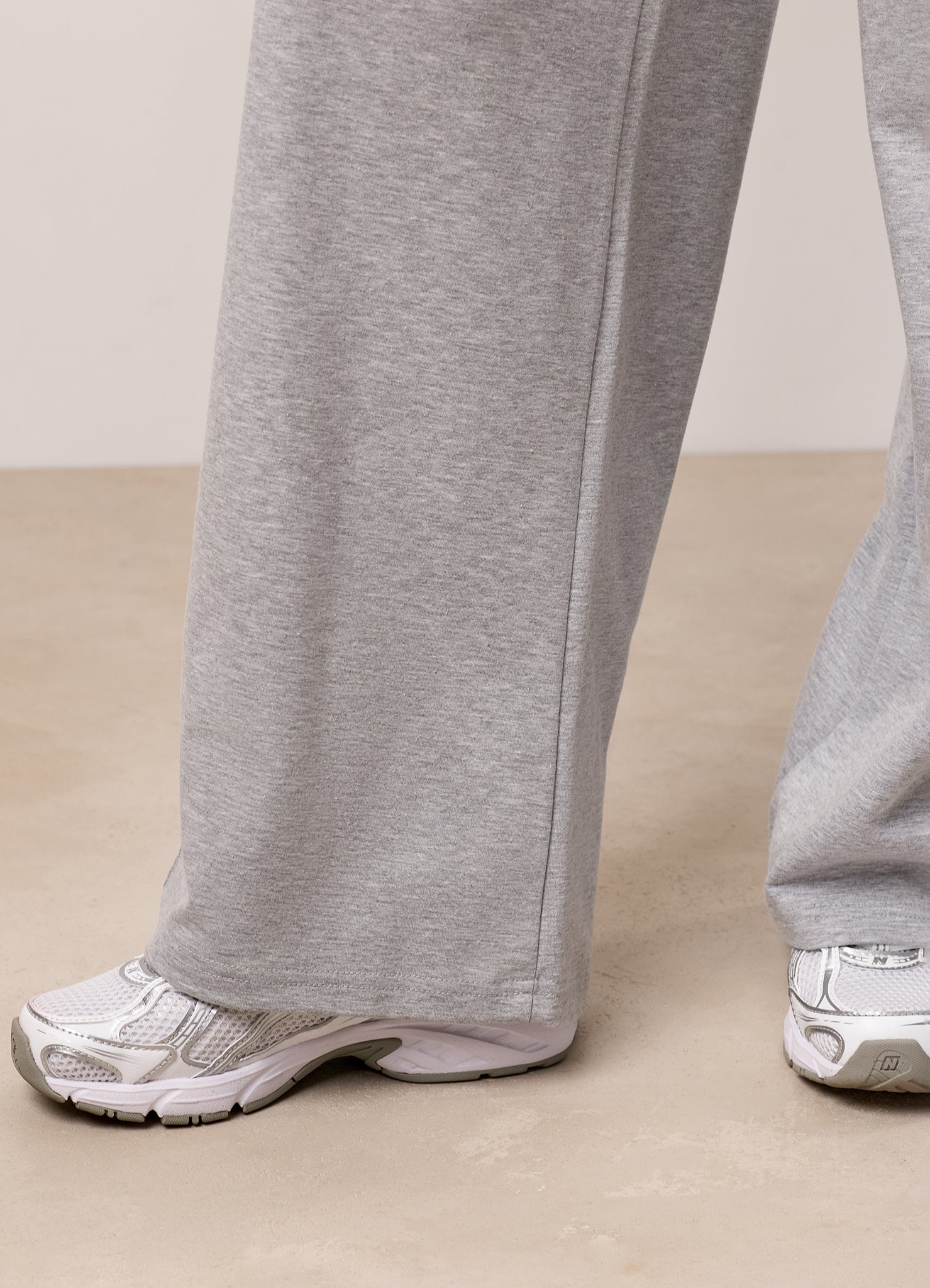 Gym King 365 Straight Leg Jogger - Light Grey Marl