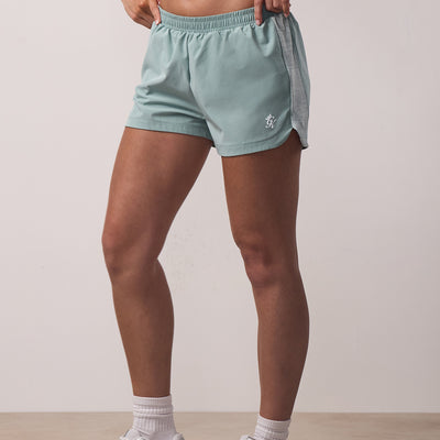 Gym King 365 Woven Grindle Short - Green Mist Grindle