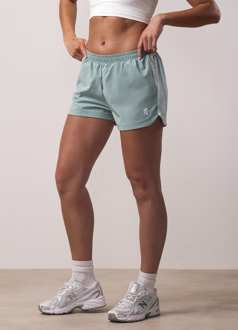 Gym King 365 Woven Grindle Short - Green Mist Grindle