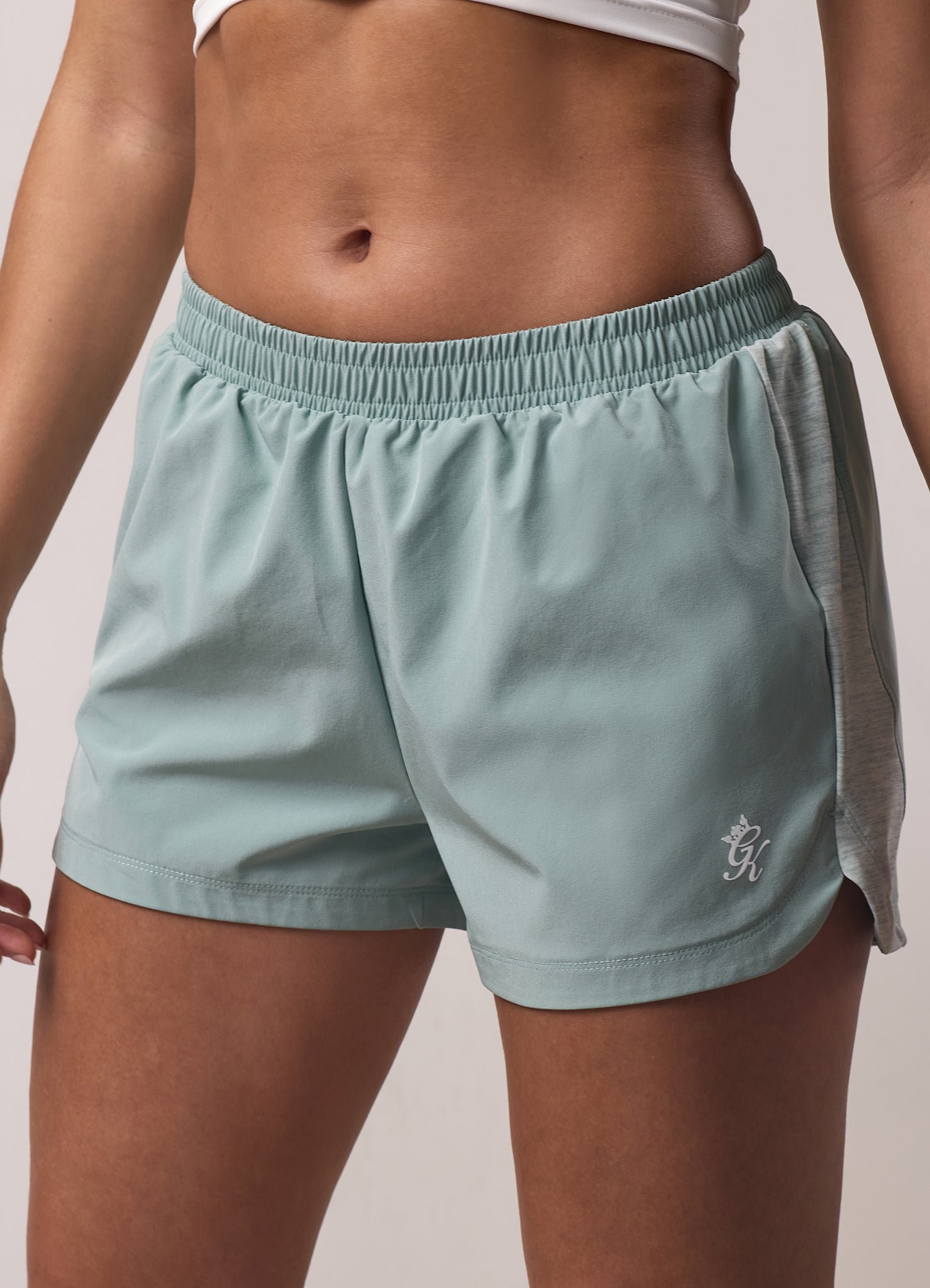 Gym King 365 Woven Grindle Short - Green Mist Grindle