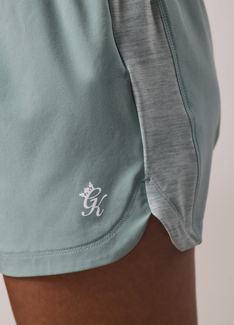 Gym King 365 Woven Grindle Short - Green Mist Grindle