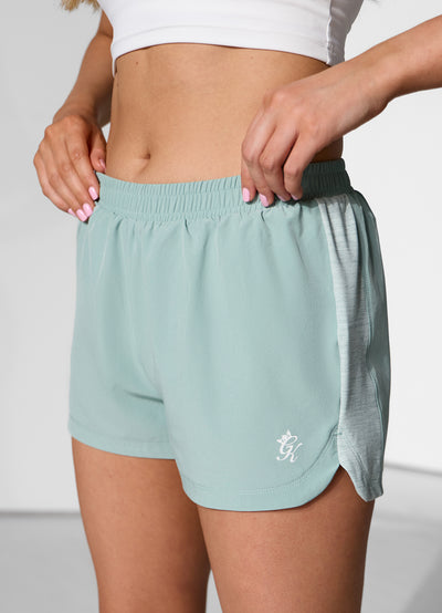 Gym King 365 Woven Grindle Short - Green Mist Grindle
