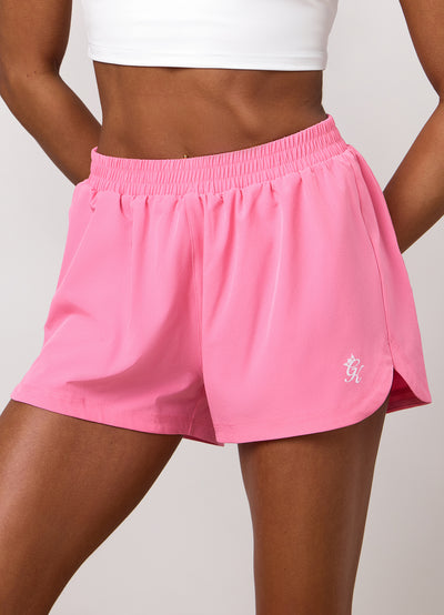 Gym King 365 Woven Running Short - Carnation Pink