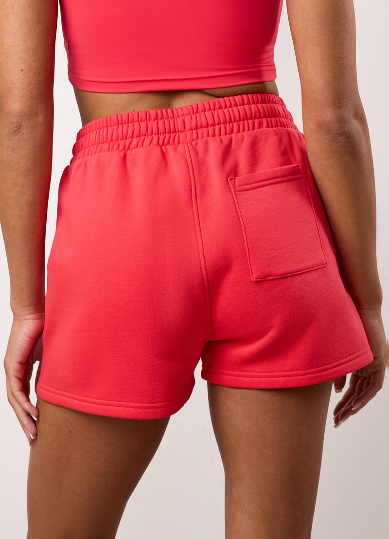 Gym King Shadow Seam Detail Short - Watermelon