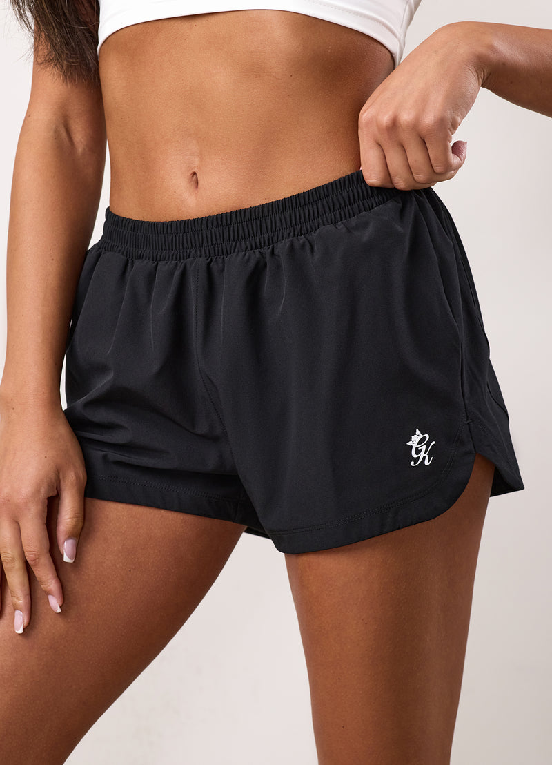 Gym King Running Short - Black