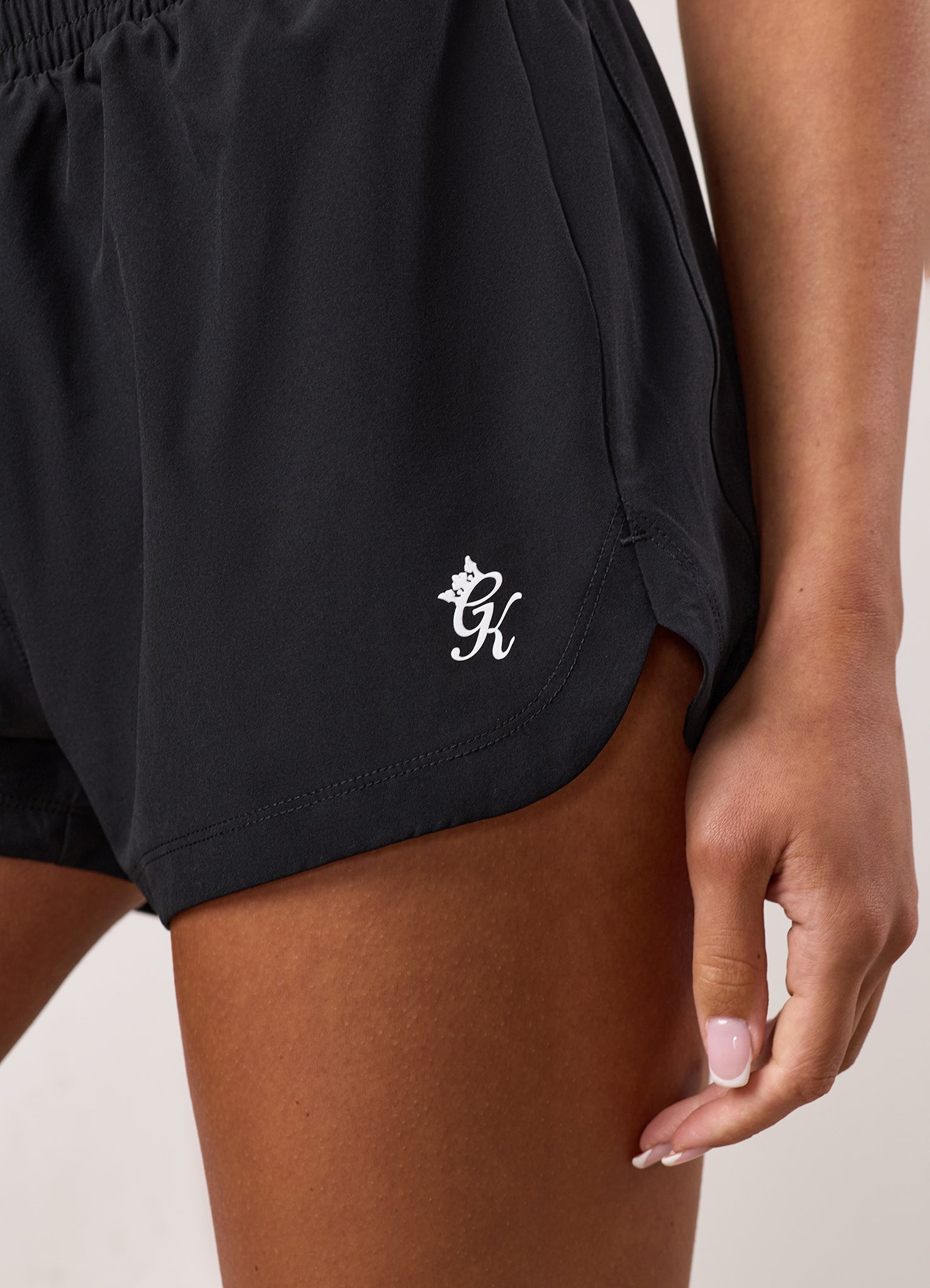 Gym King Running Short - Black