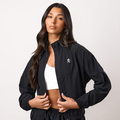 Gym King Woven Windbreaker - Black