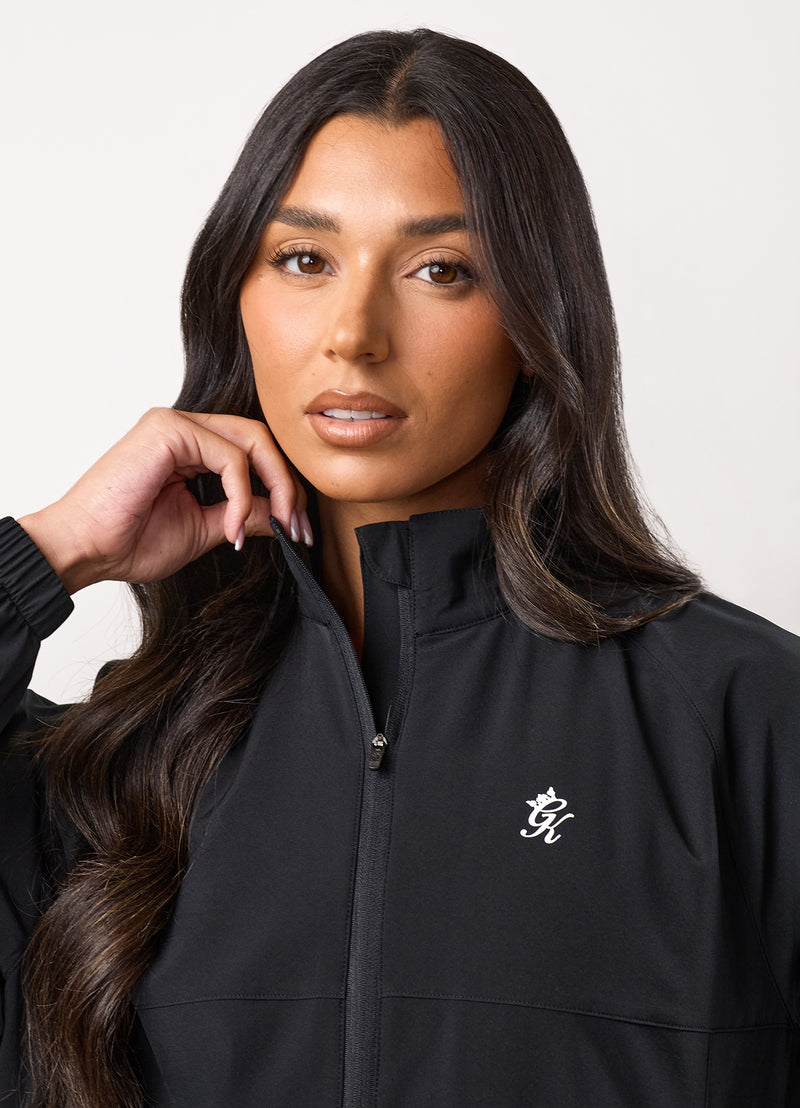 Gym King Woven Windbreaker - Black