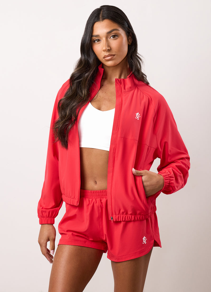 Gym King Woven Windbreaker - Watermelon