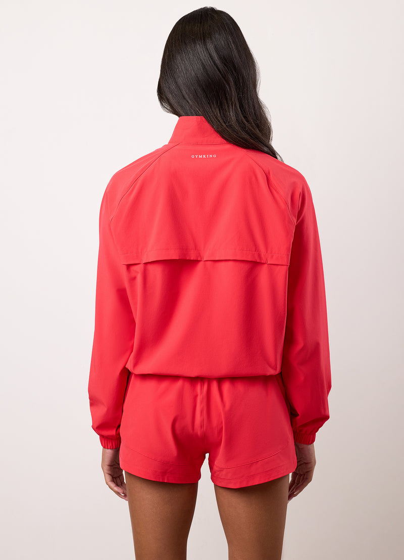 Gym King Woven Windbreaker - Watermelon