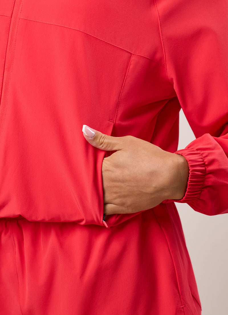 Gym King Woven Windbreaker - Watermelon