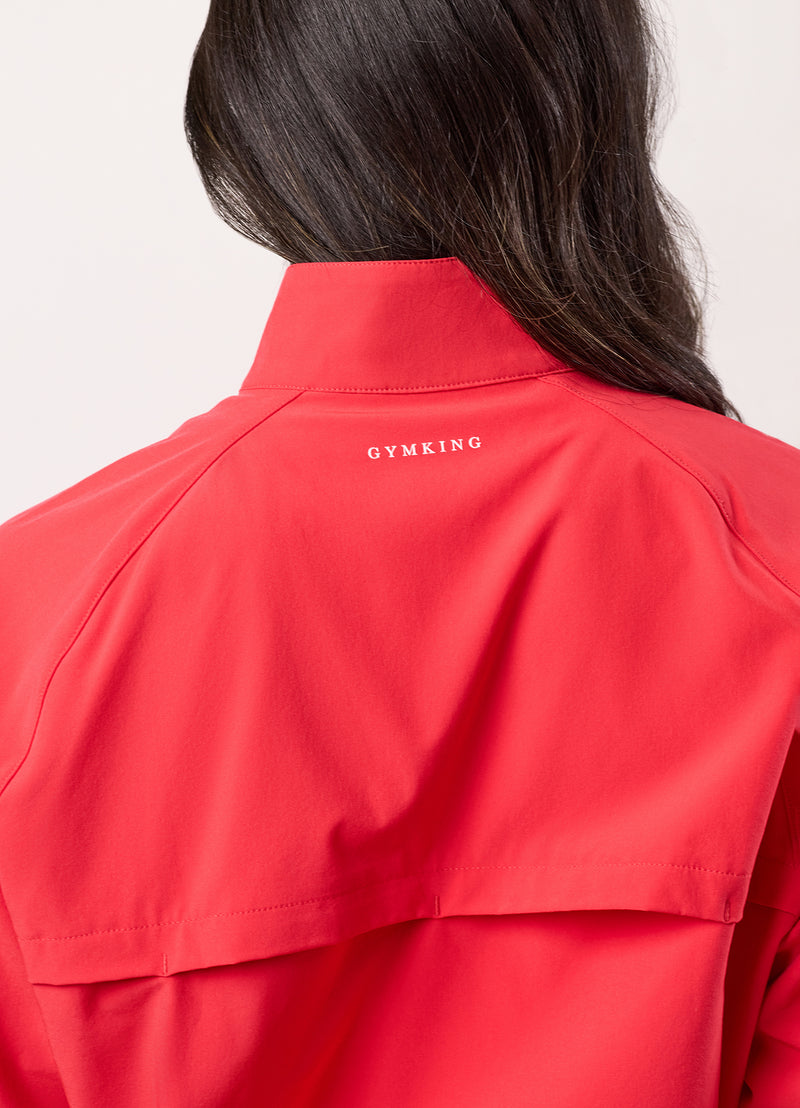 Gym King Woven Windbreaker - Watermelon