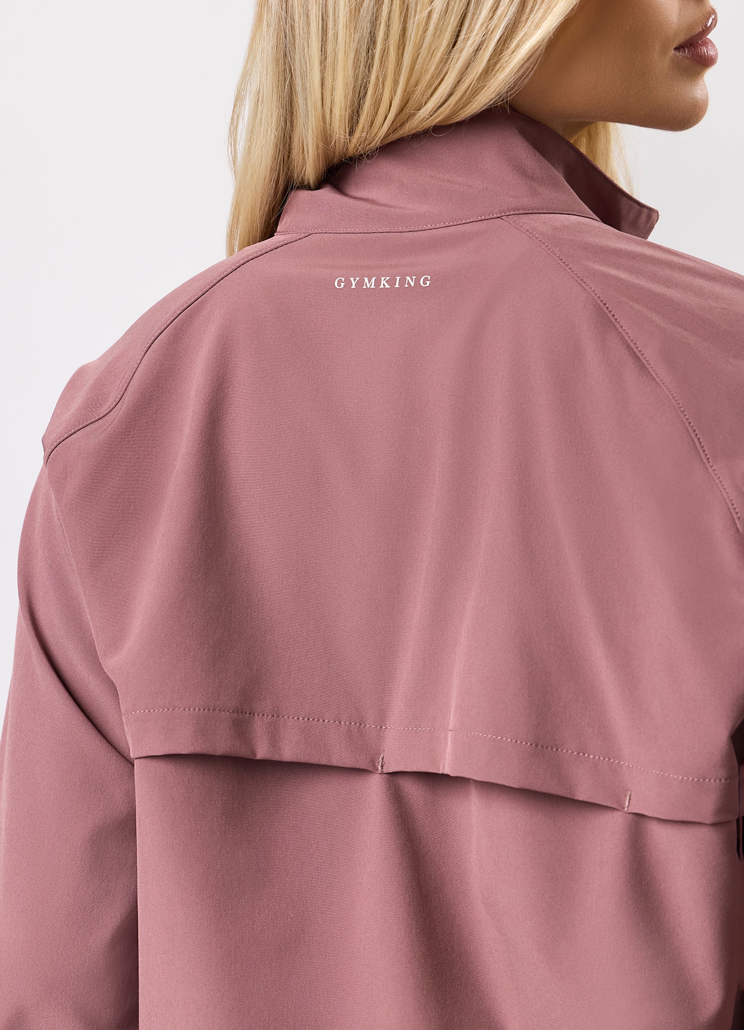 Gym King 365 Woven Windbreaker - Brown Plum