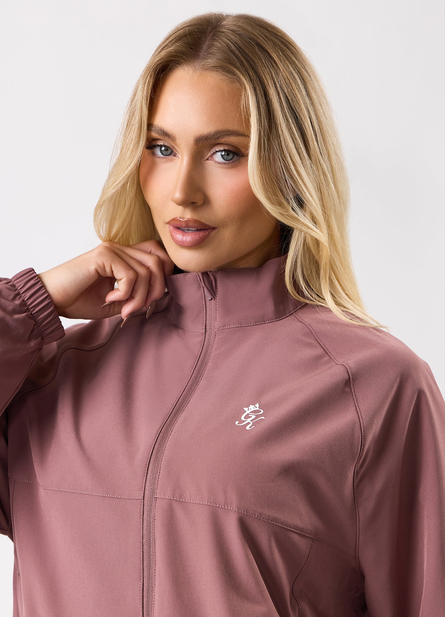 Gym King 365 Woven Windbreaker - Brown Plum